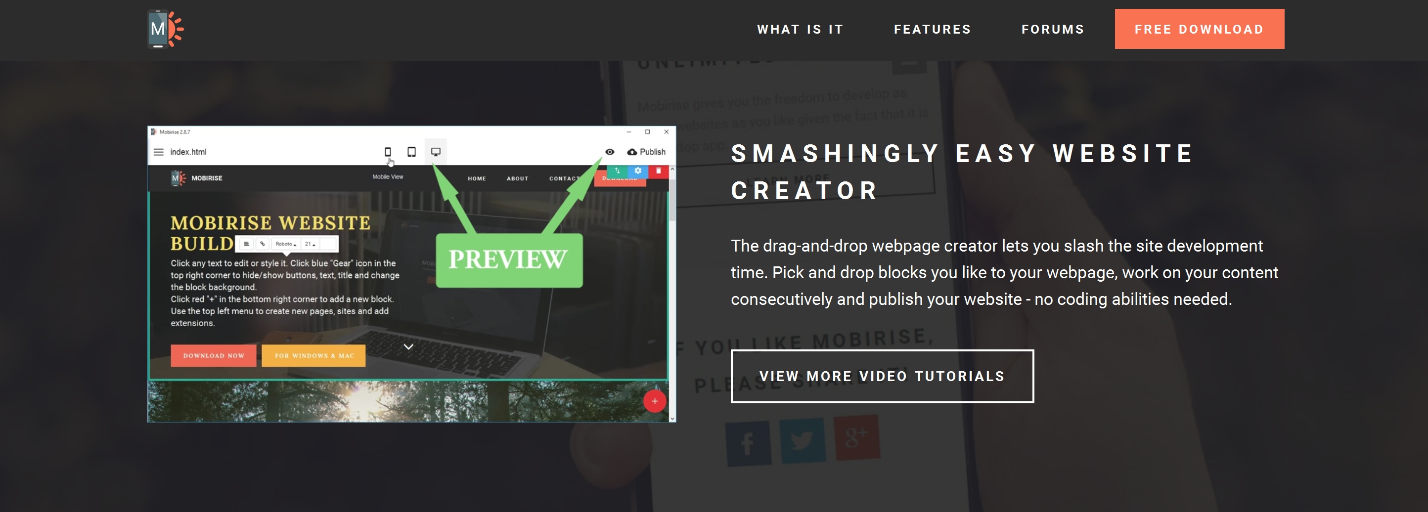 Drag and Drop Easy Website Creator Software