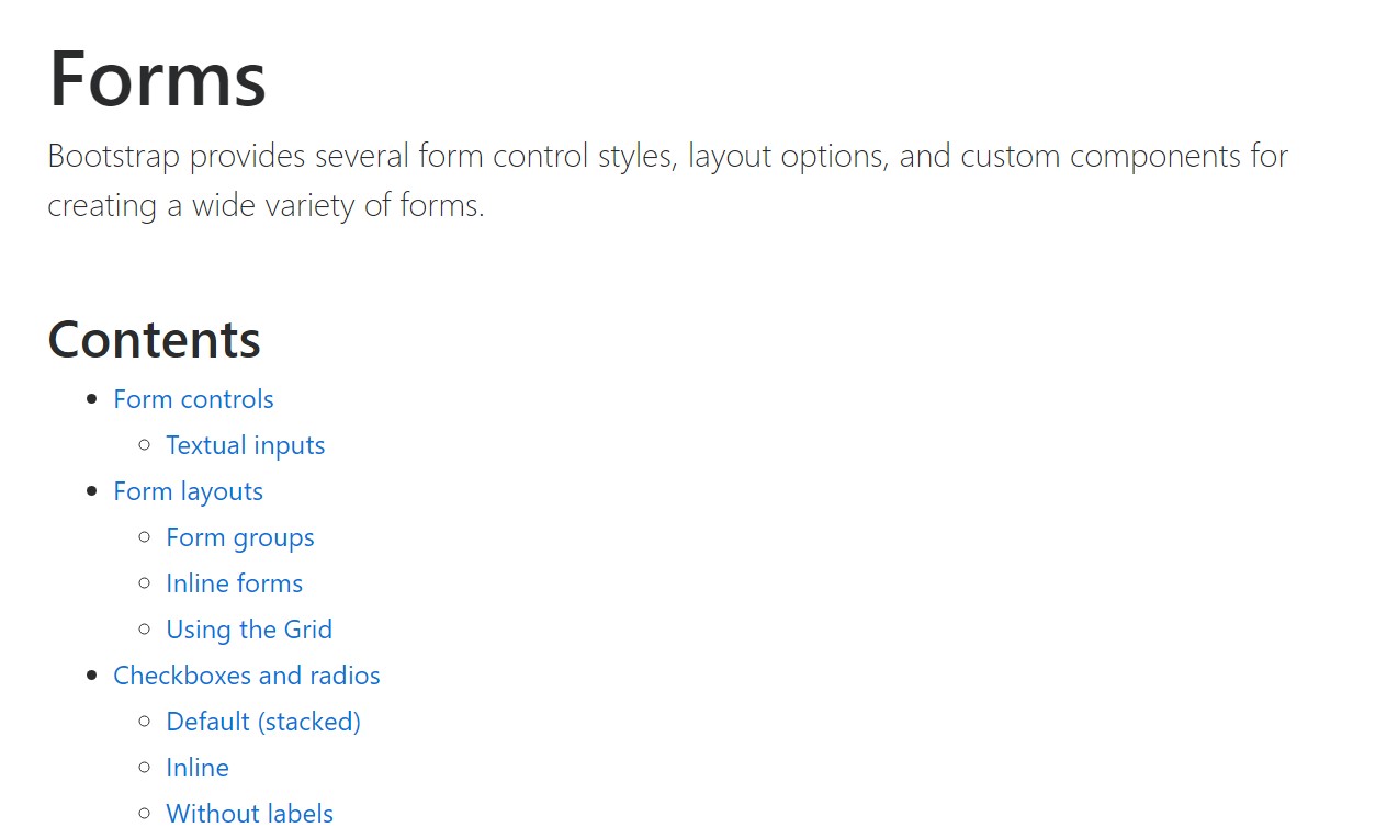  Application of the label in in Bootstrap Forms:  formal  information