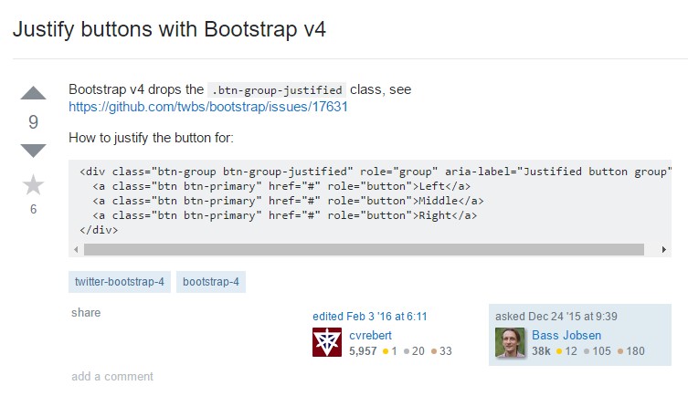  Establish buttons  along with Bootstrap v4
