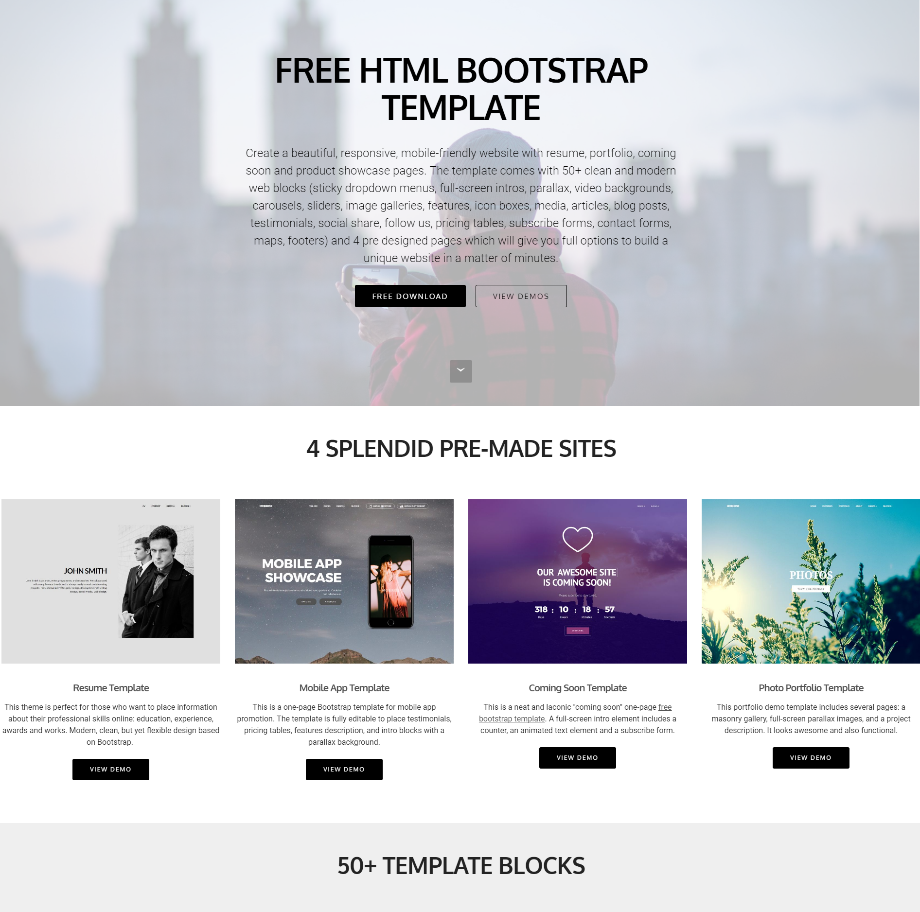 Free Bootstrap Themes