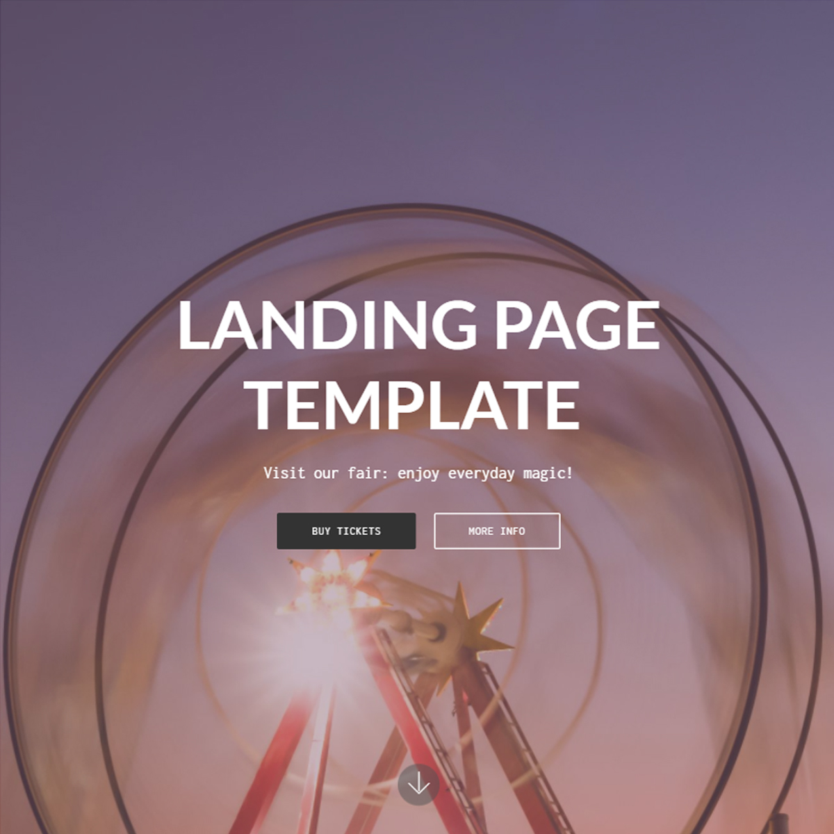 Responsive Bootstrap Landing Page Templates