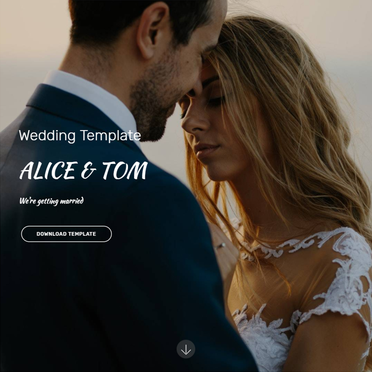 Responsive Bootstrap Wedding Templates