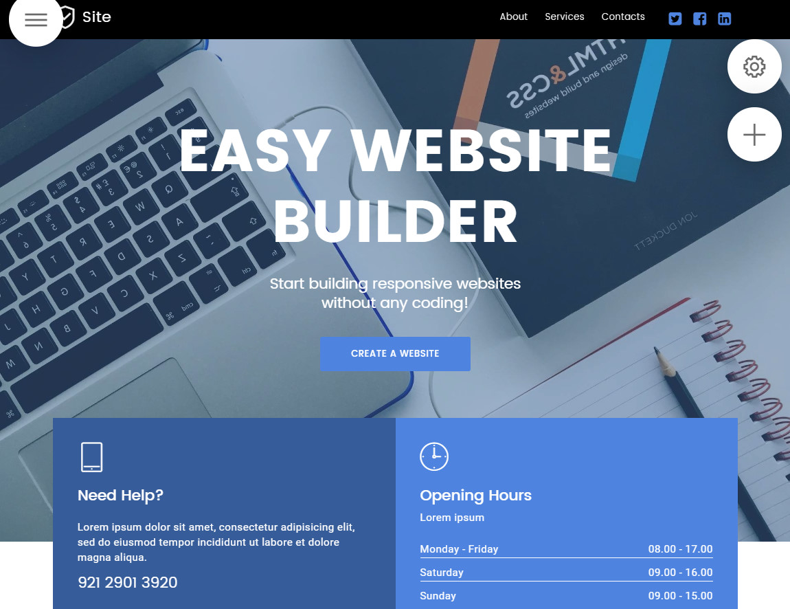 Easy Website Builder